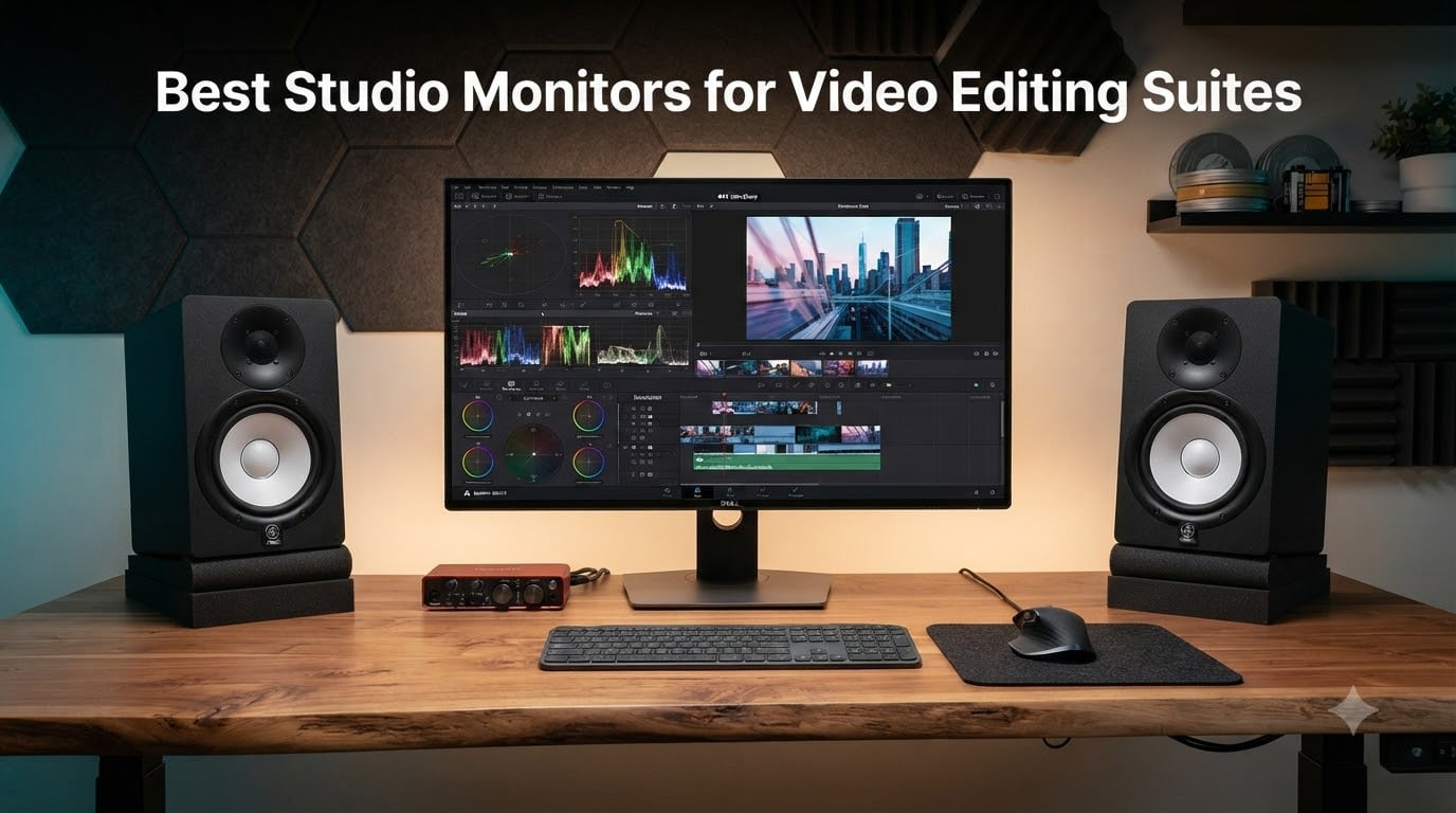 Best Studio Monitors for Video Editing Suites