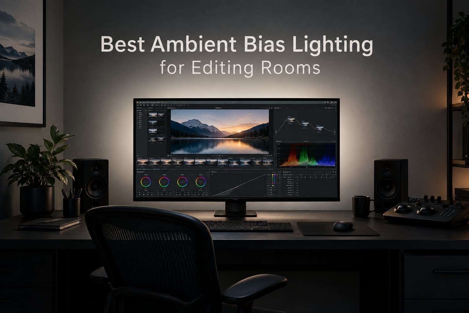 Best Ambient Bias Lighting for Editing Rooms