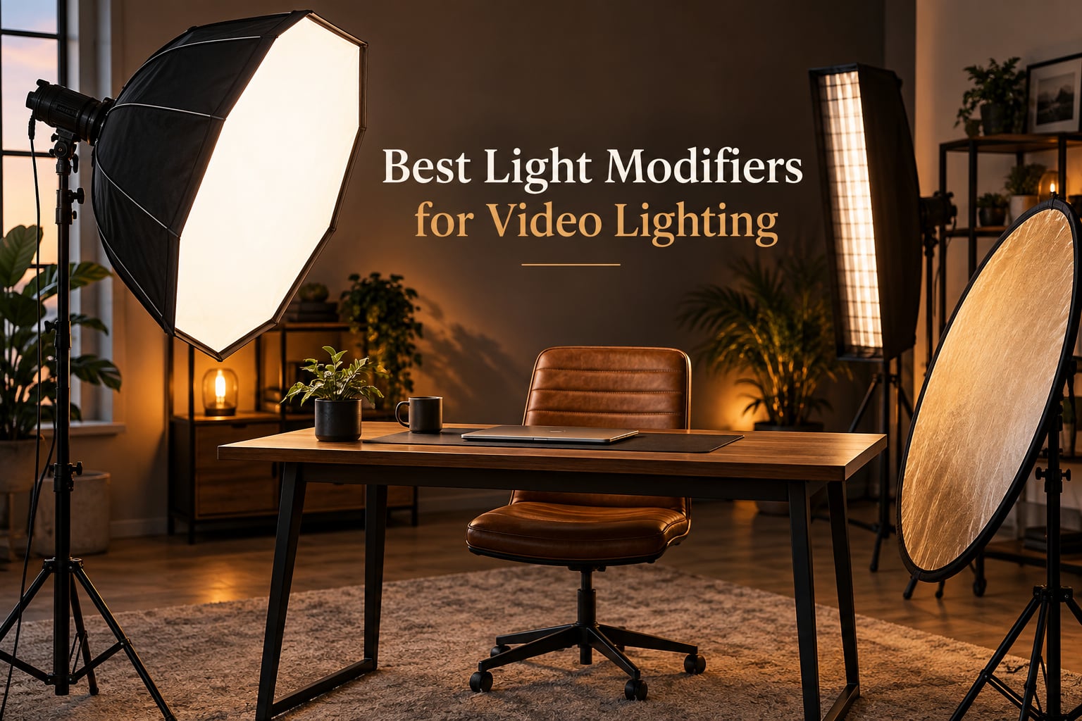 Best Light Modifiers for Video Lighting