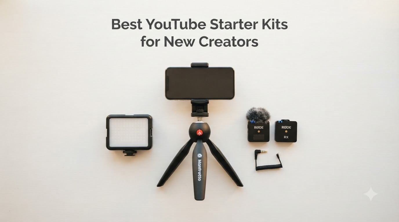 Best YouTube Starter Kits for New Creators