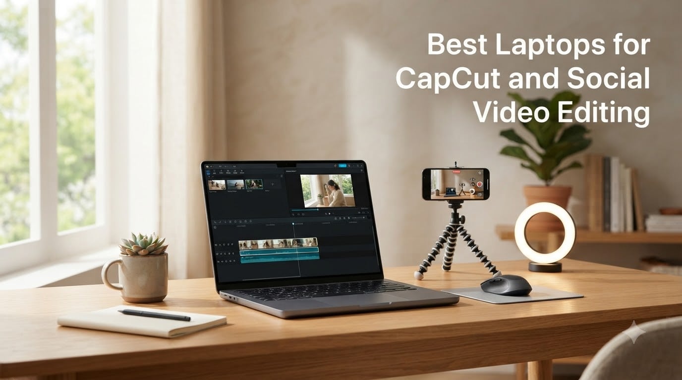 Best Laptops for CapCut and Social Video Editing