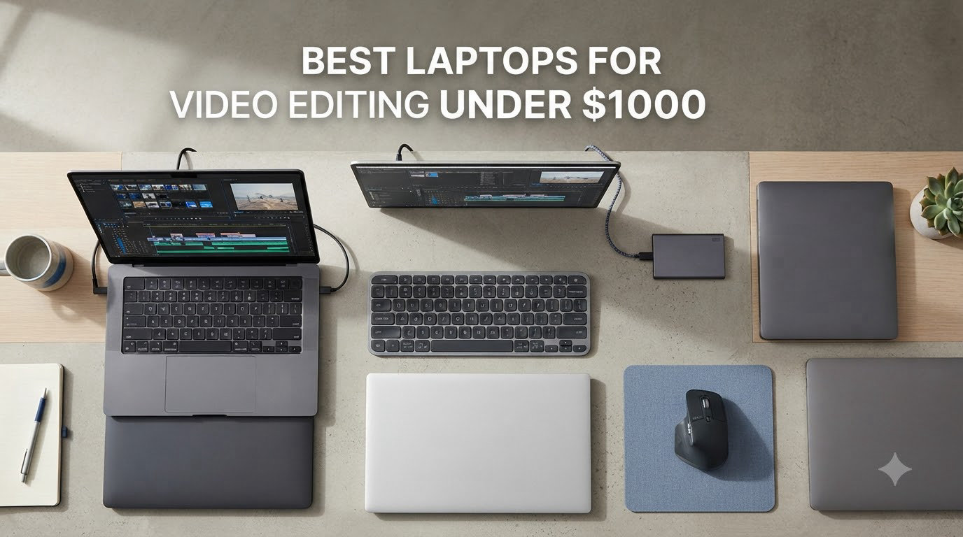 Best Laptops for Video Editing Under $1000