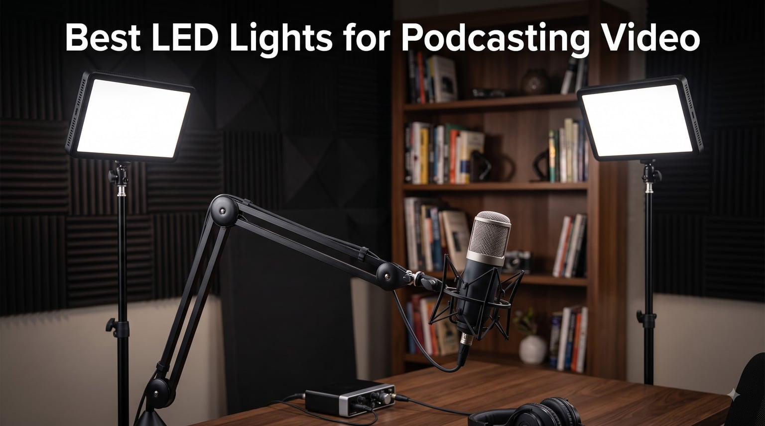 Best LED Lights for Podcasting Video