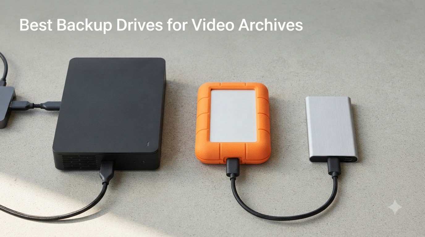 Best Backup Drives for Video Archives