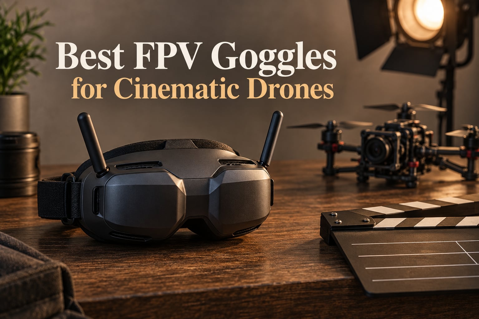 Best FPV Goggles for Cinematic Drones