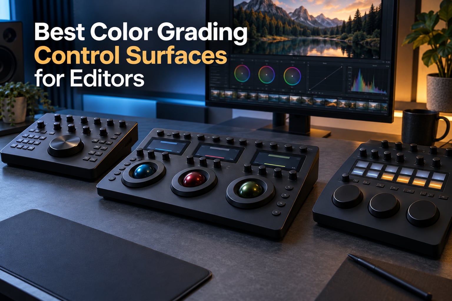 Best Color Grading Control Surfaces for Editors