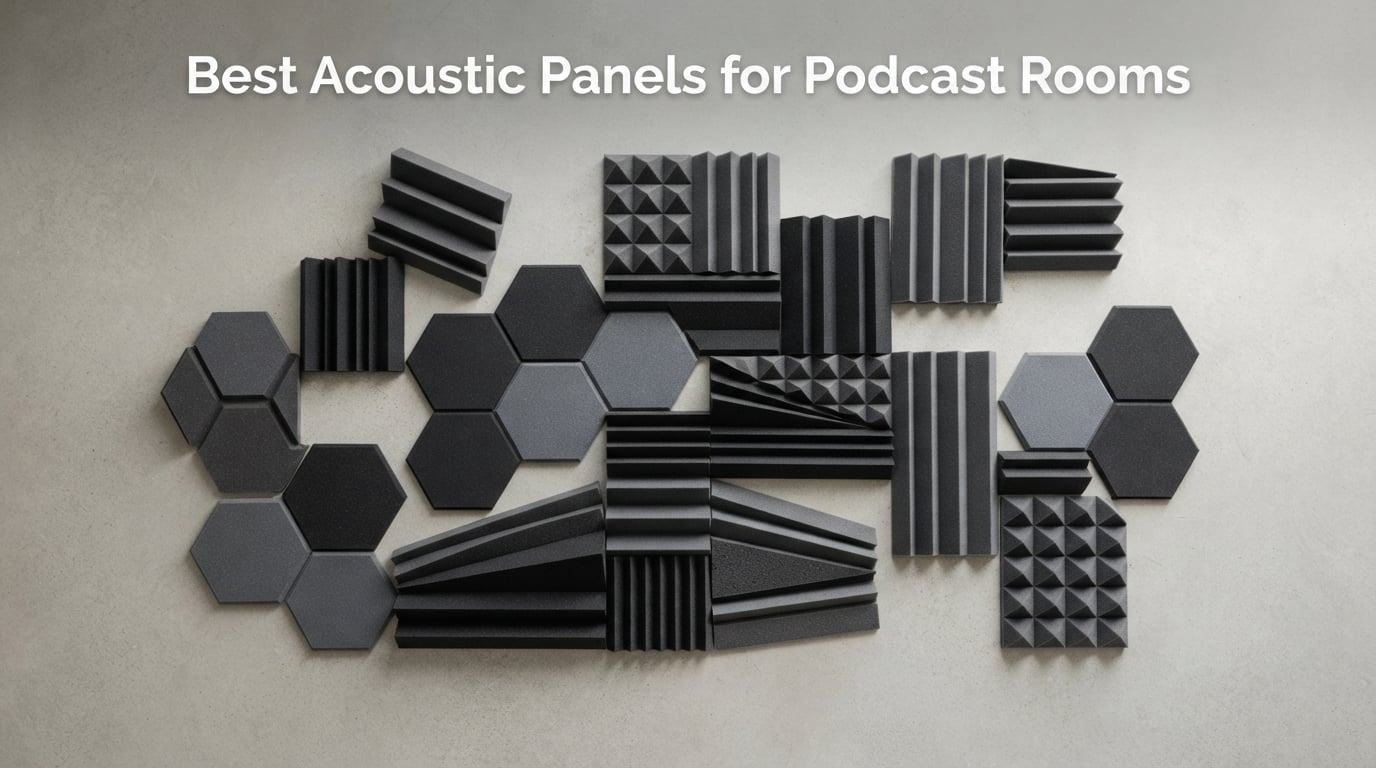 Best Acoustic Panels for Podcast Rooms