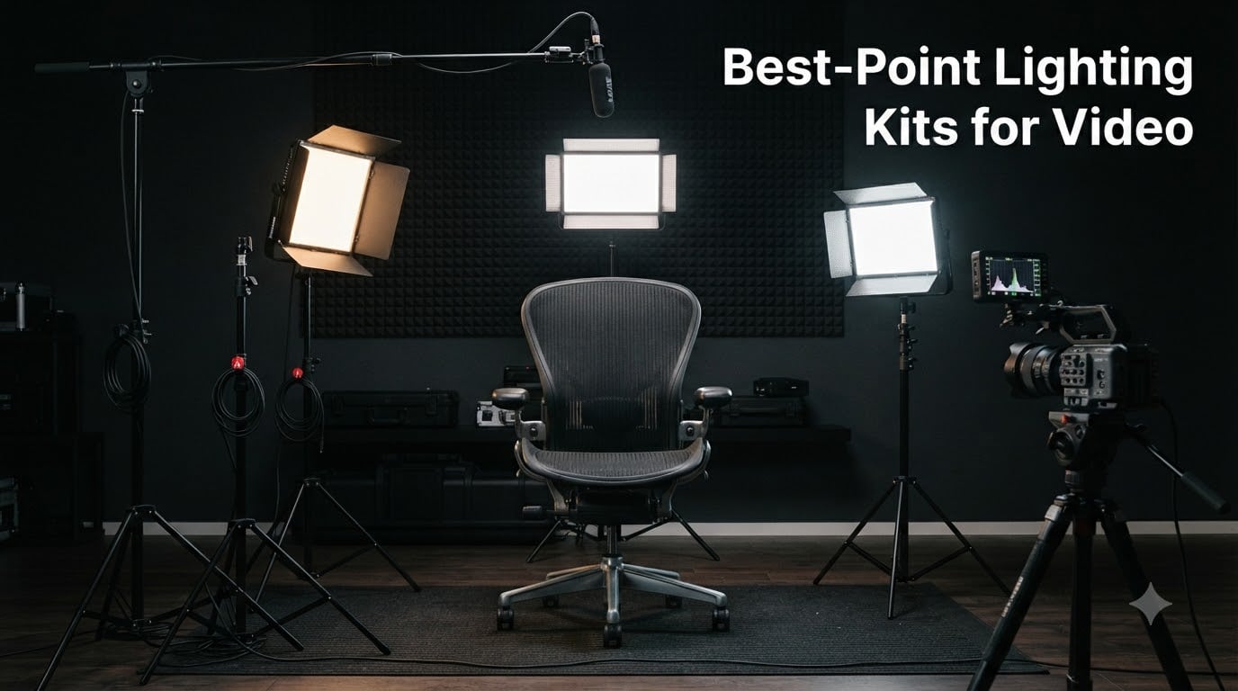 Best 3-Point Lighting Kits for Video
