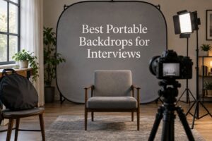 Best Portable Backdrops for Interviews