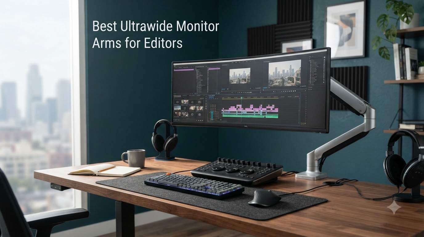 Best Ultrawide Monitor Arms for Editors