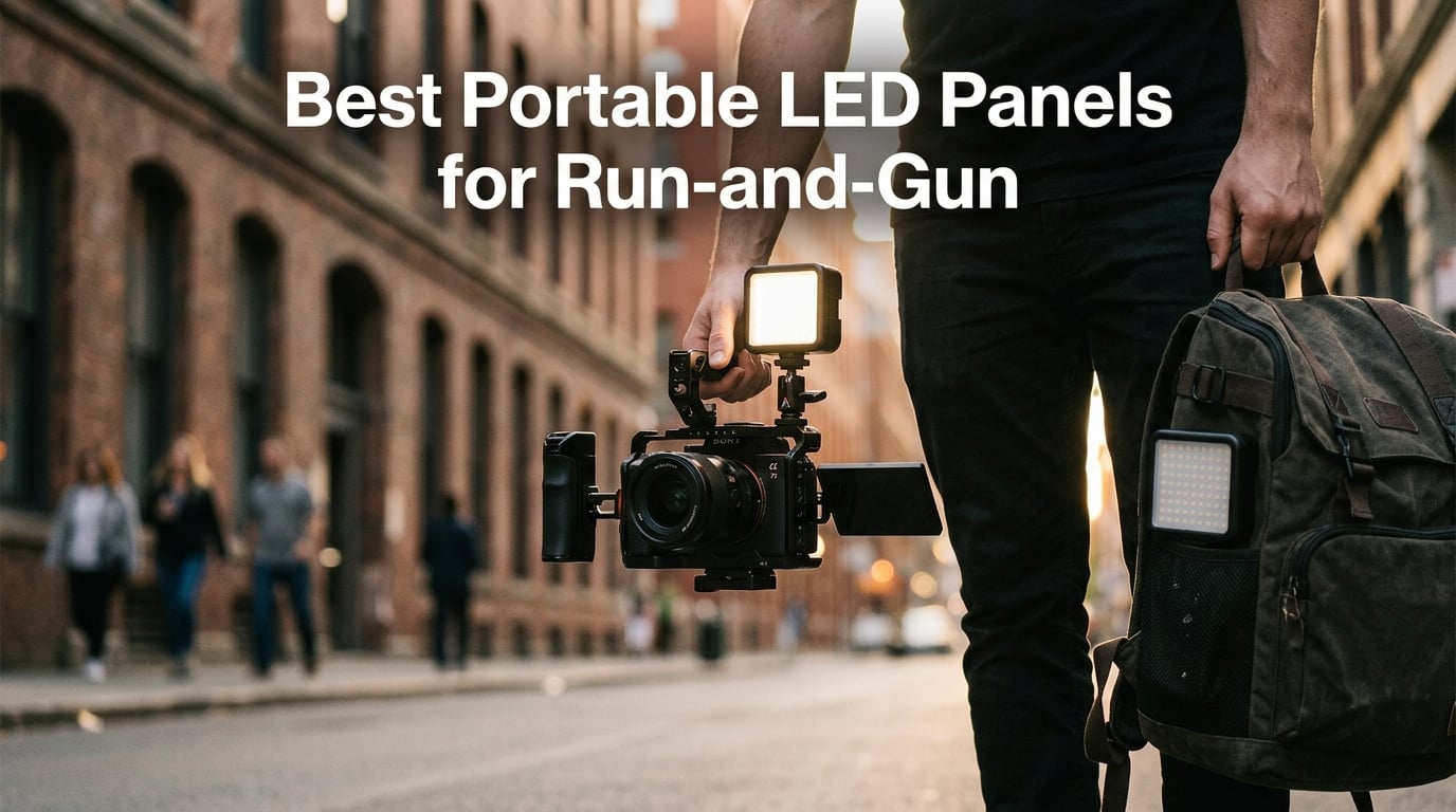 Best Portable LED Panels for Run-and-Gun