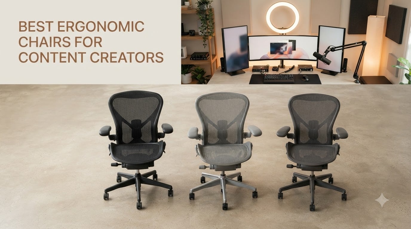Best Ergonomic Chairs for Content Creators