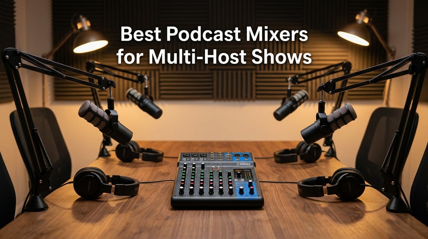 Best Podcast Mixers for Multi-Host Shows