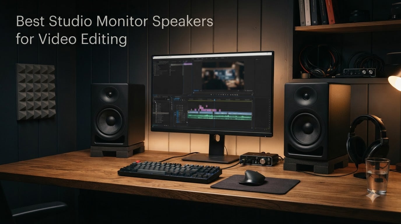 Best Studio Monitor Speakers for Video Editing