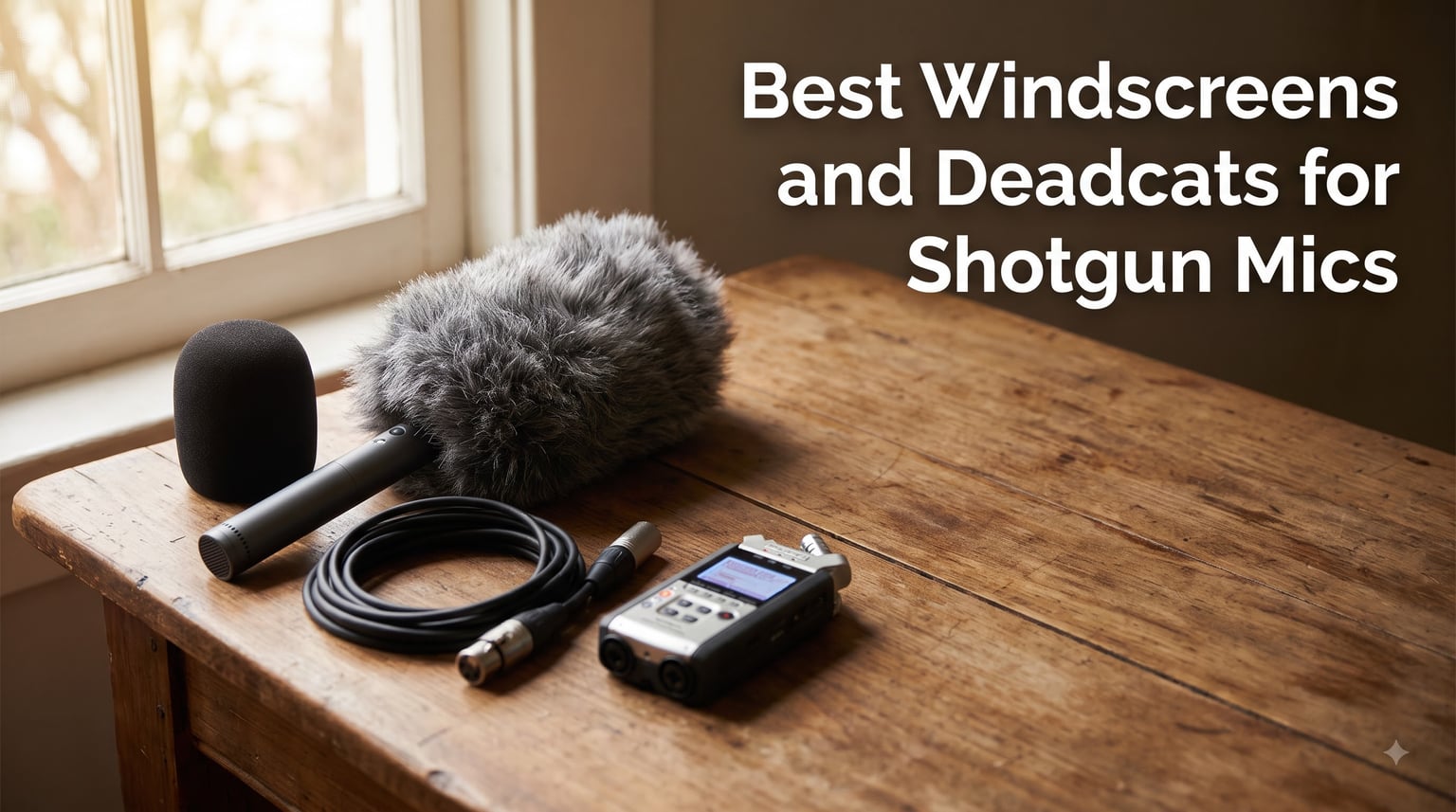 Best Windscreens and Deadcats for Shotgun Mics