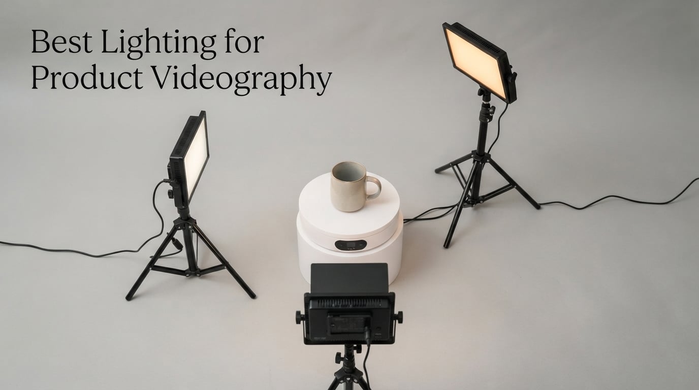 Best Lighting for Product Videography
