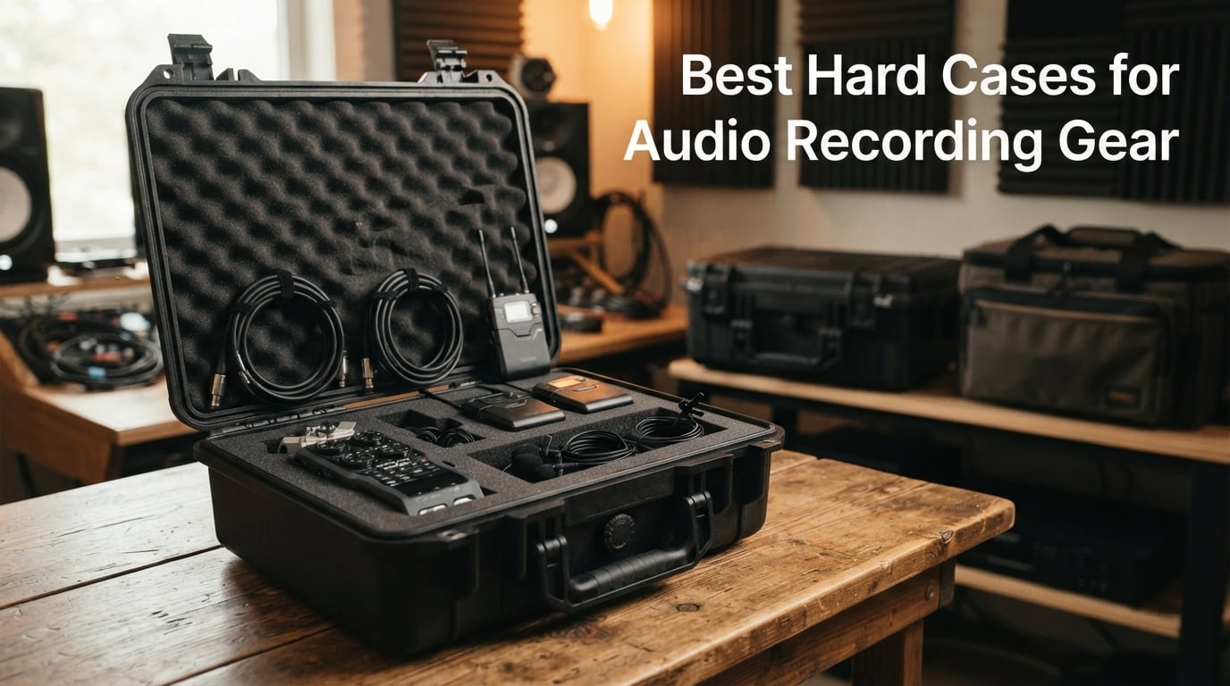 Best Hard Cases for Audio Recording Gear