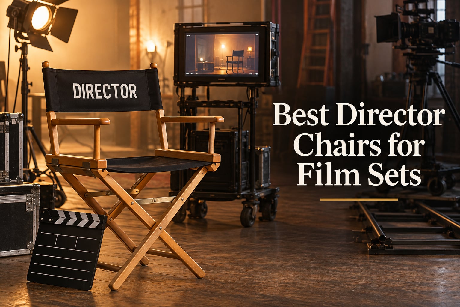 Best Director Chairs for Film Sets