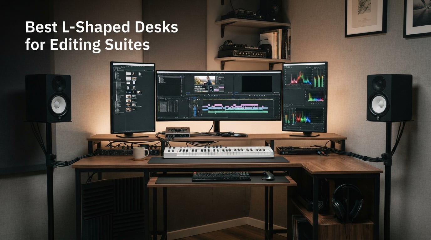 Best L-Shaped Desks for Editing Suites
