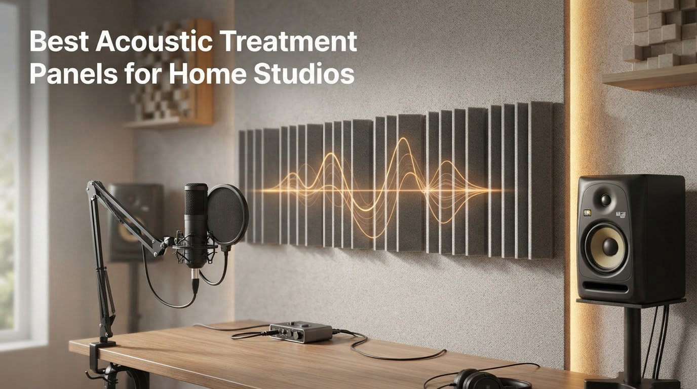 Best Acoustic Treatment Panels for Home Studios