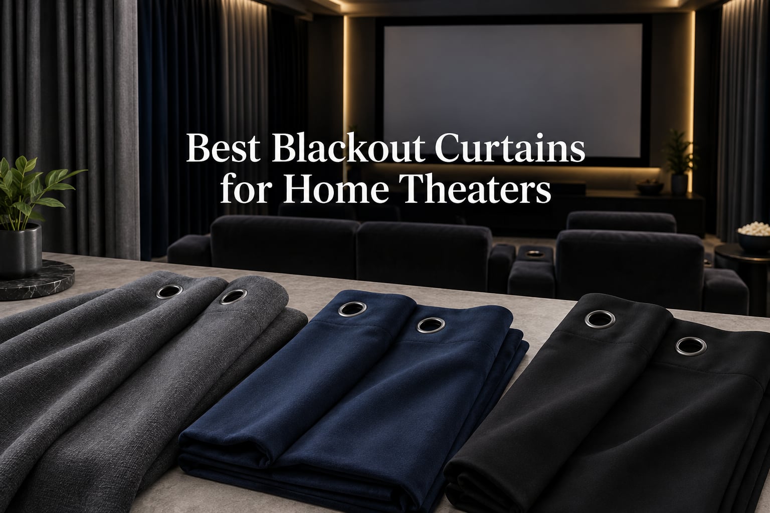 Best Blackout Curtains for Home Theaters