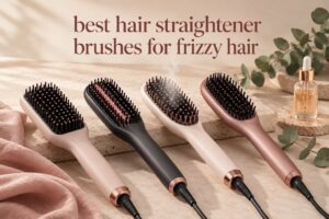 best hair straightener brushes for frizzy hair