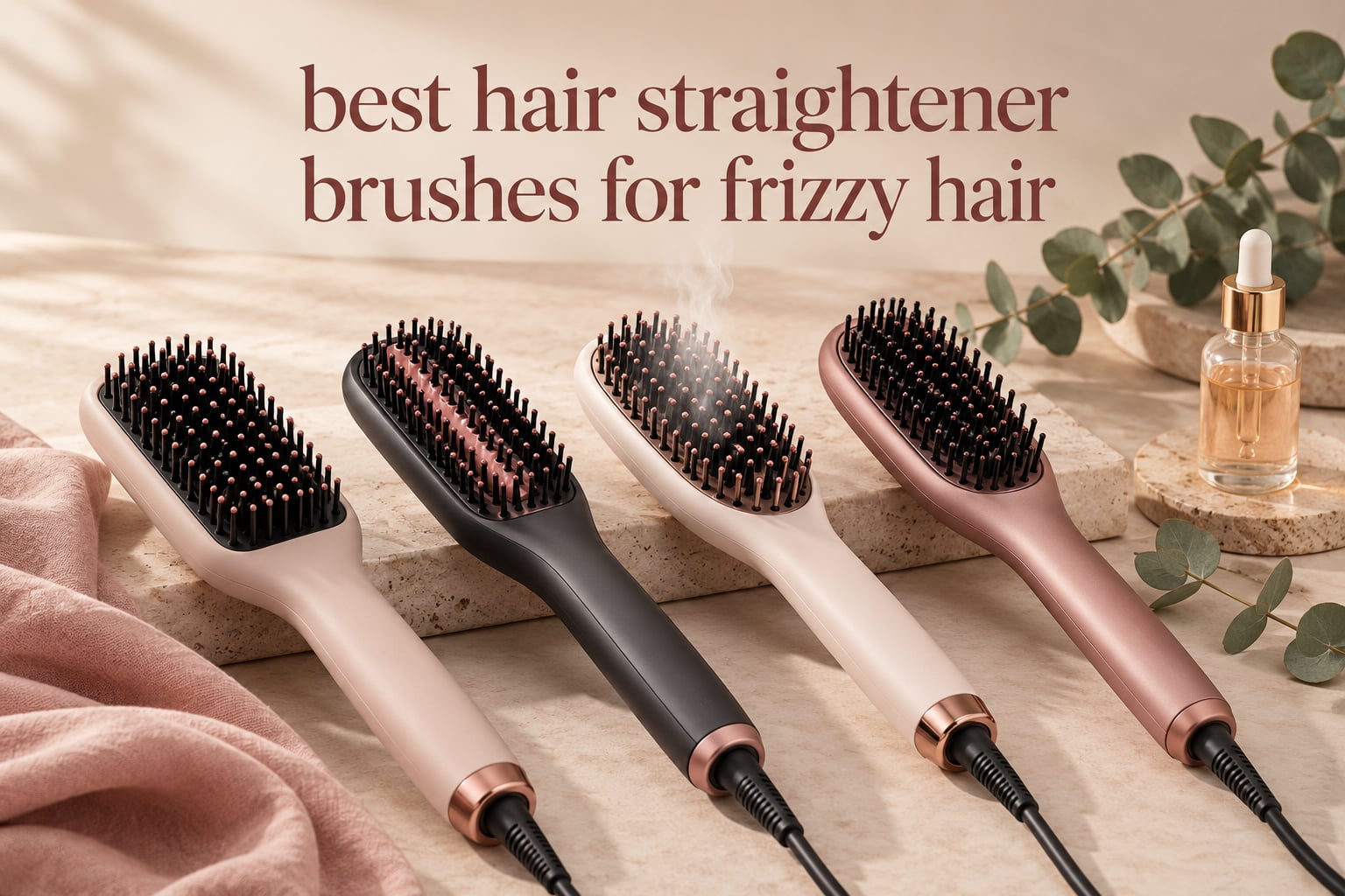 best hair straightener brushes for frizzy hair