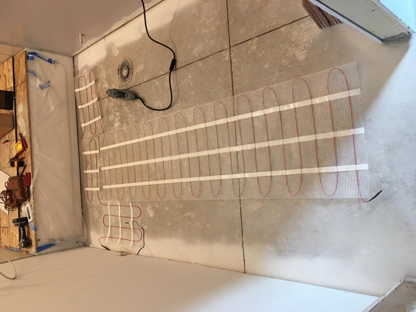 15 Sq Ft 120V Electric Floor Heating System Mat Kit customer photo 1