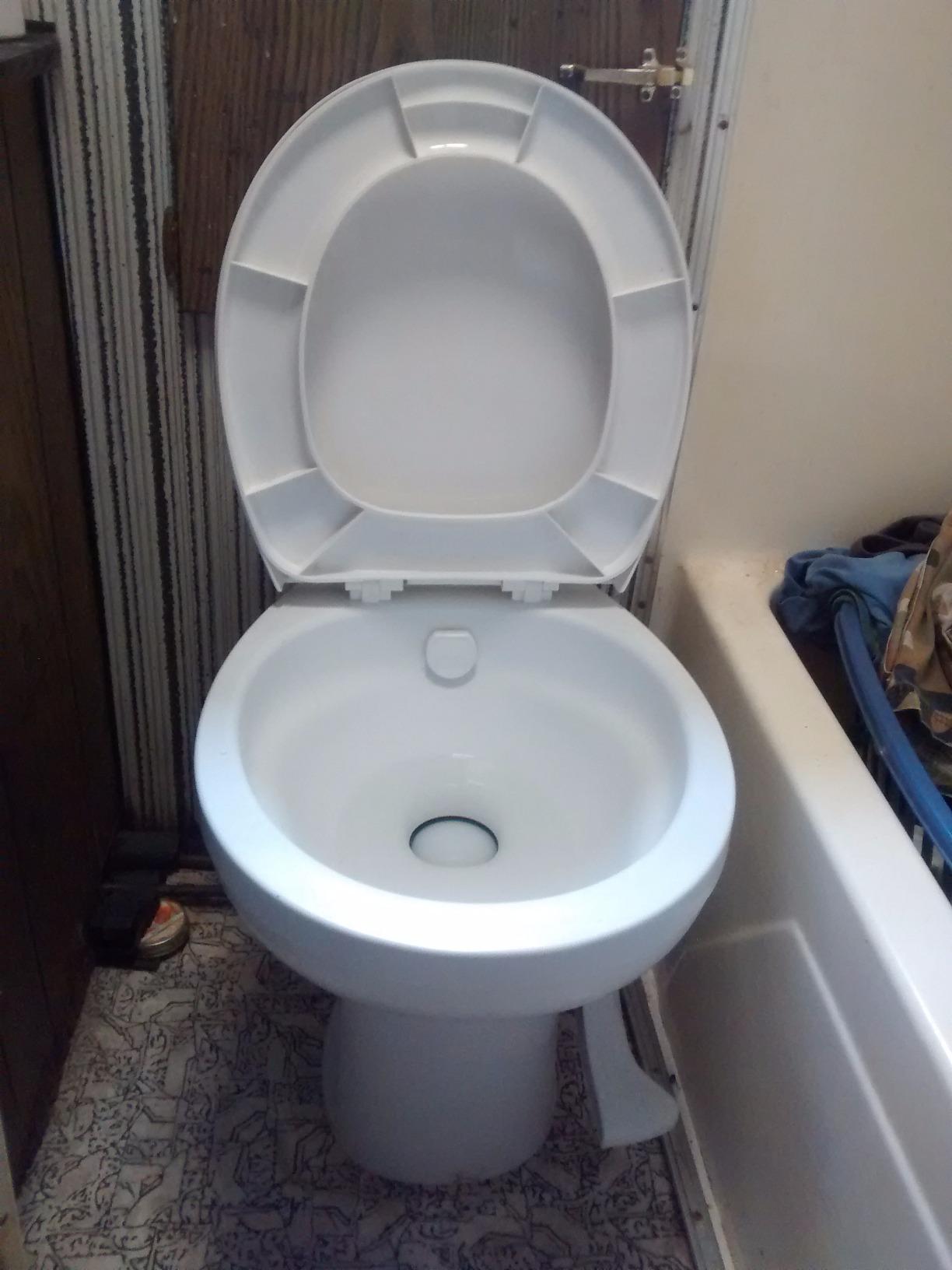 Aqua-Magic Residence RV toilet / High Profile / White - Thetford 42169 customer photo 2