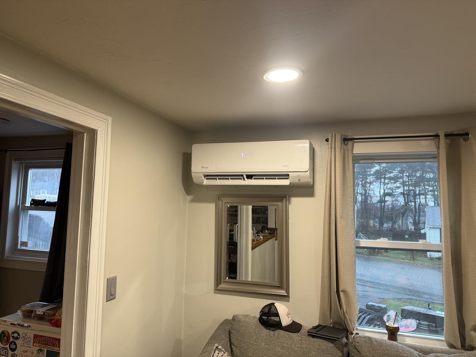 Senville AURA Mini Split Air Conditioner, Heat Pump, White, 12000 BTU customer photo 2