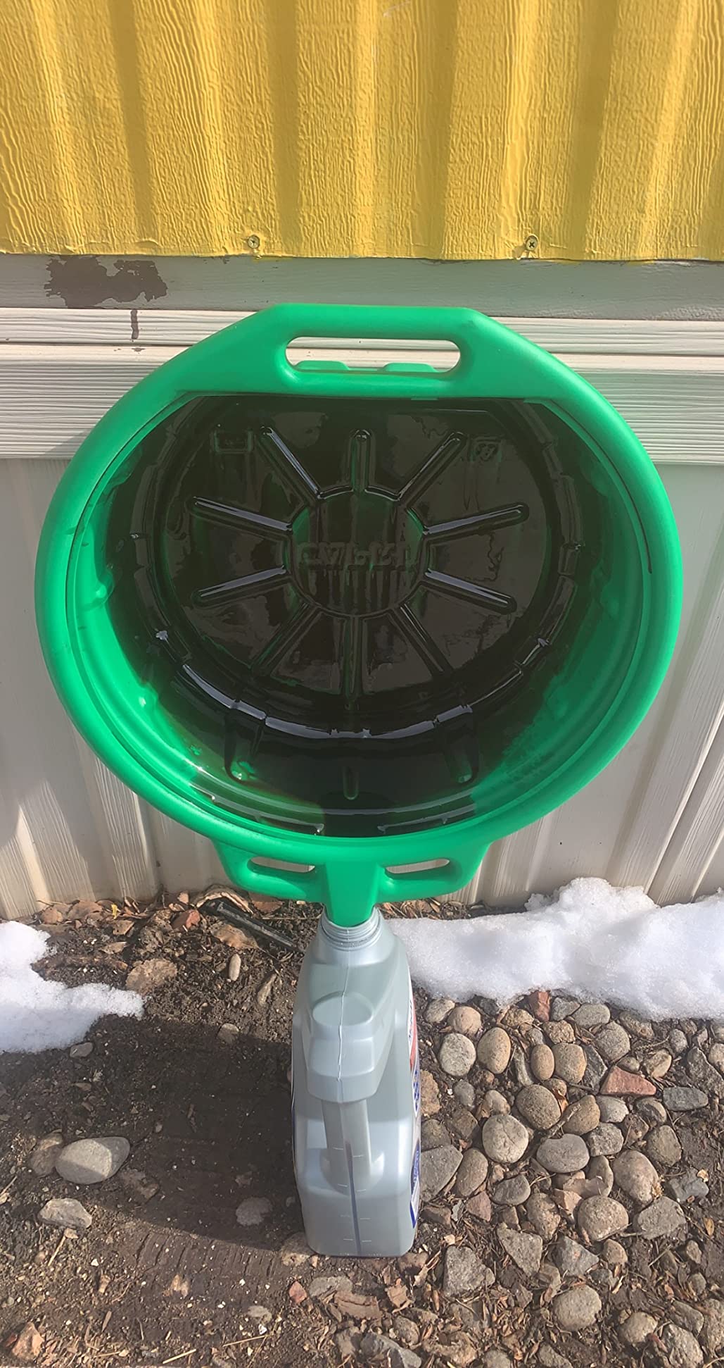 Capri Tools CP21023 Portable Oil Drain Pan, Anti-Freeze, Green customer photo 2