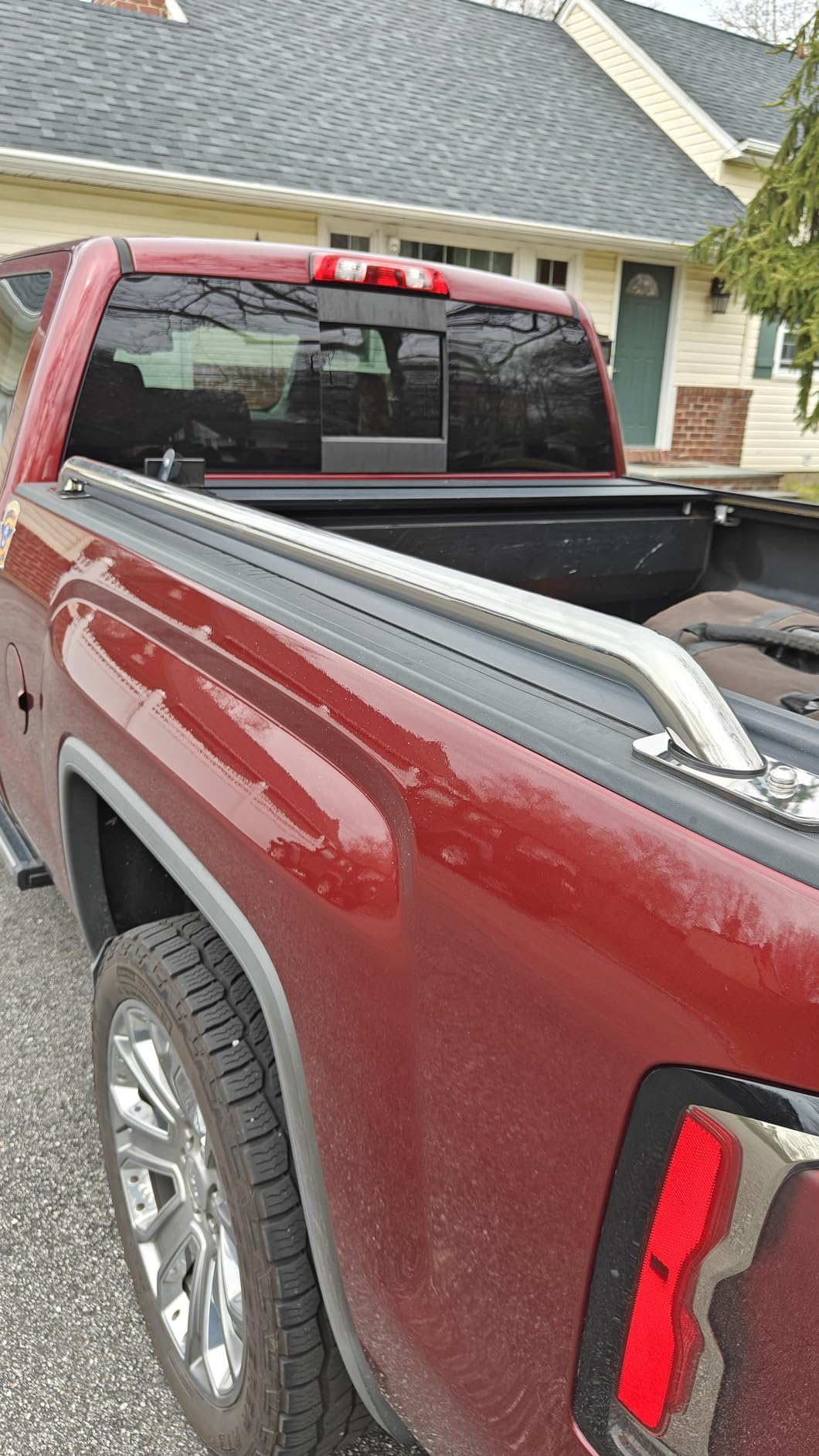 TAC Bed Rails Fit 2014-2026 Chevy Silverado 1500/GMC Sierra 1500 5.5ft Short Bed T304 Stainless Steel Truck Side Rails Off Road Automotive Exterior Accessories (1 Pair) customer photo 2