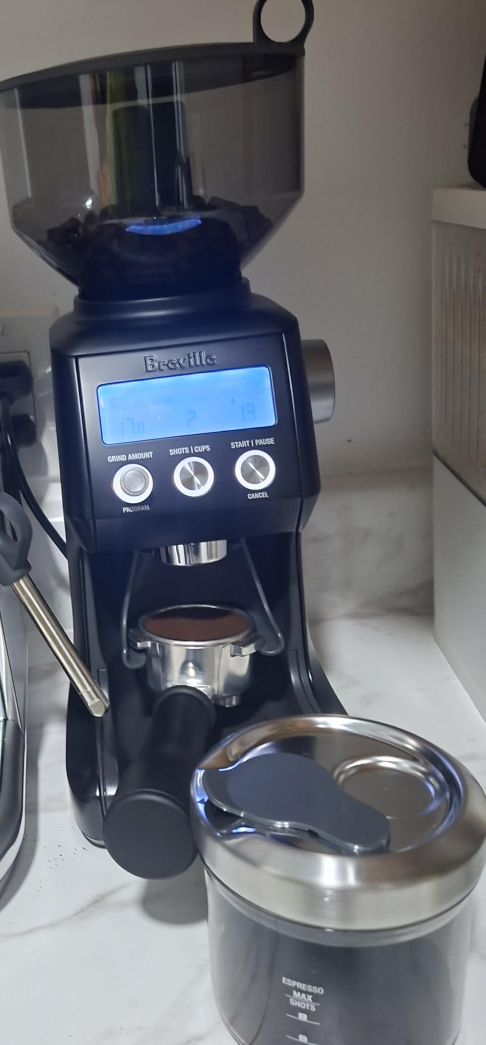 Breville BCG820BSS Smart Grinder Pro, Brushed Stainless Steel customer photo 1