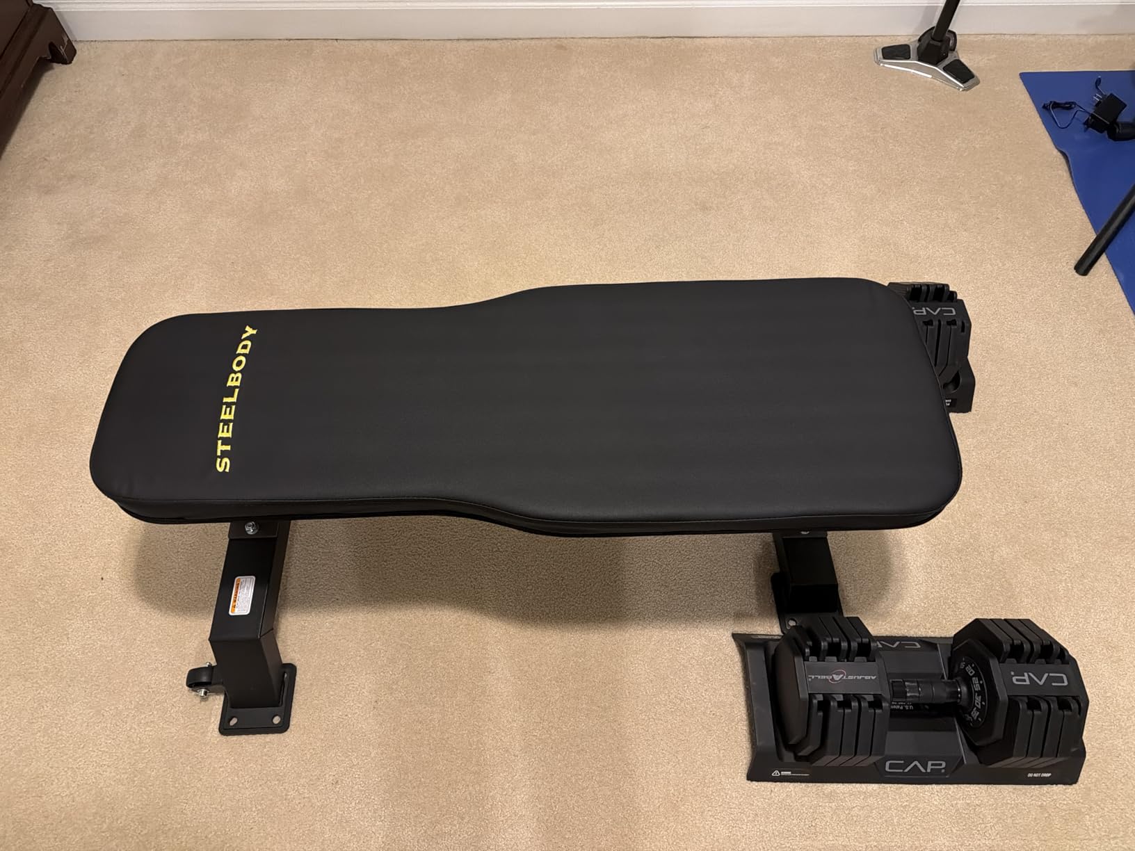 Steelbody Deluxe Utility Weight Bench for Home Gym Weightlifting and Strength Training customer photo 2