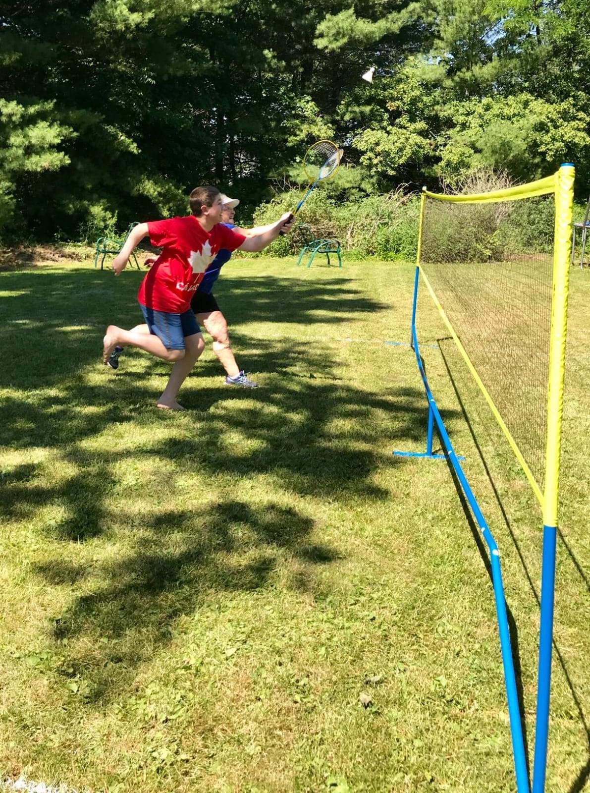 Vermont Procourt Combi Net | Net for Tennis, Badminton, Pickleball & Soccer-Tennis | Portable Badminton Set | Mini Tennis & Badminton Sets for Backyards customer photo 1