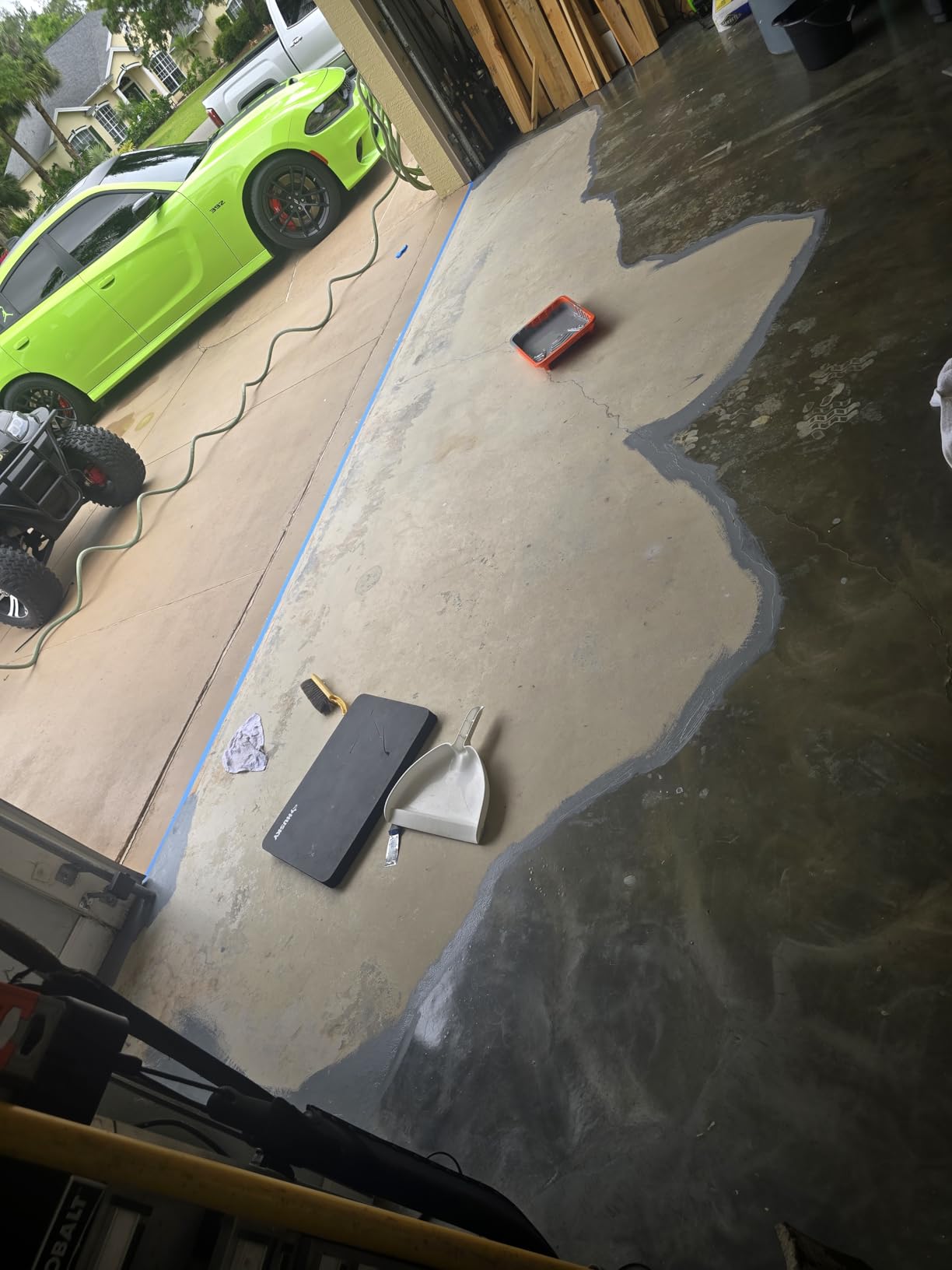 RockSolid Metallic Garage Floor Coating, Gunmetal customer photo 1