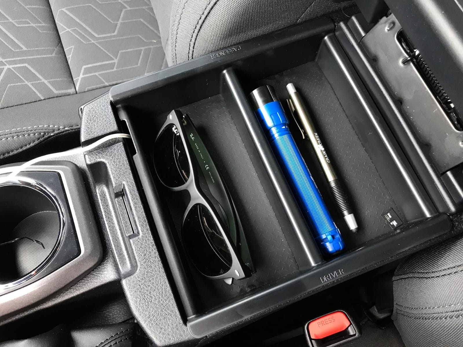 Vehicle OCD - Center Console Organizer Tray for Toyota Tacoma (2016-2023) - Made in USA - SLX126 customer photo 1
