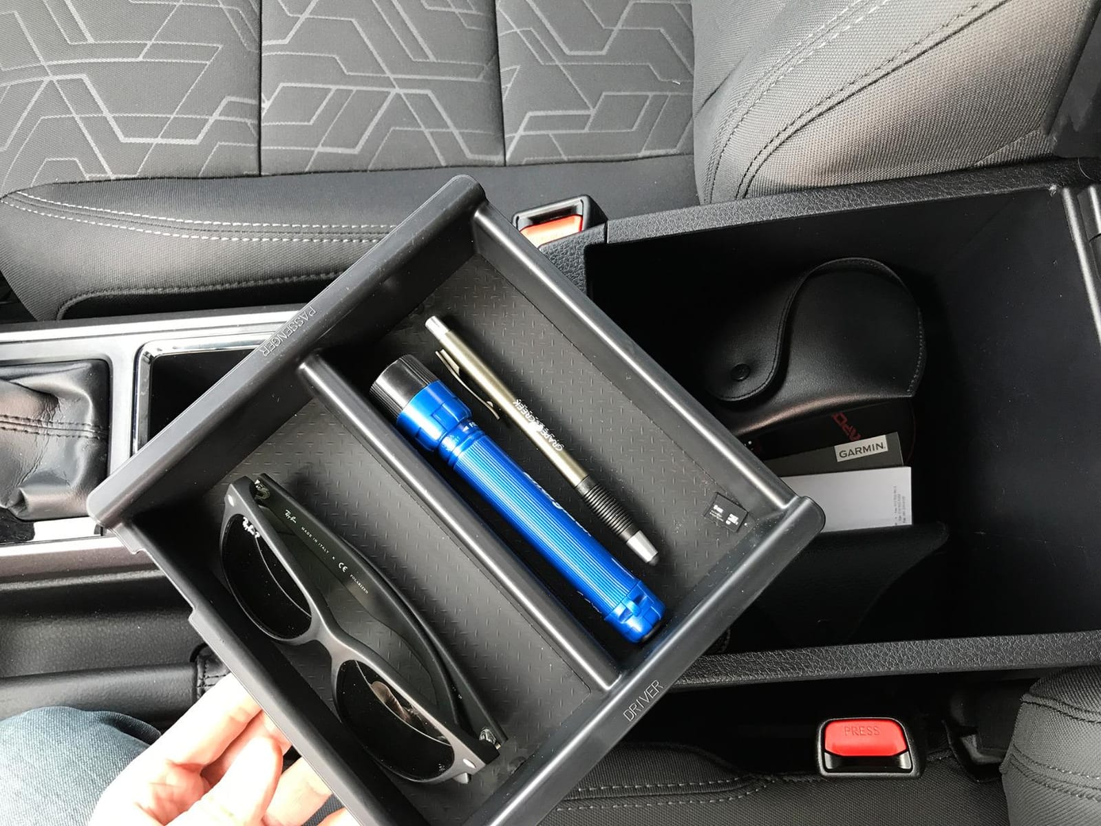 Vehicle OCD - Center Console Organizer Tray for Toyota Tacoma (2016-2023) - Made in USA - SLX126 customer photo 2