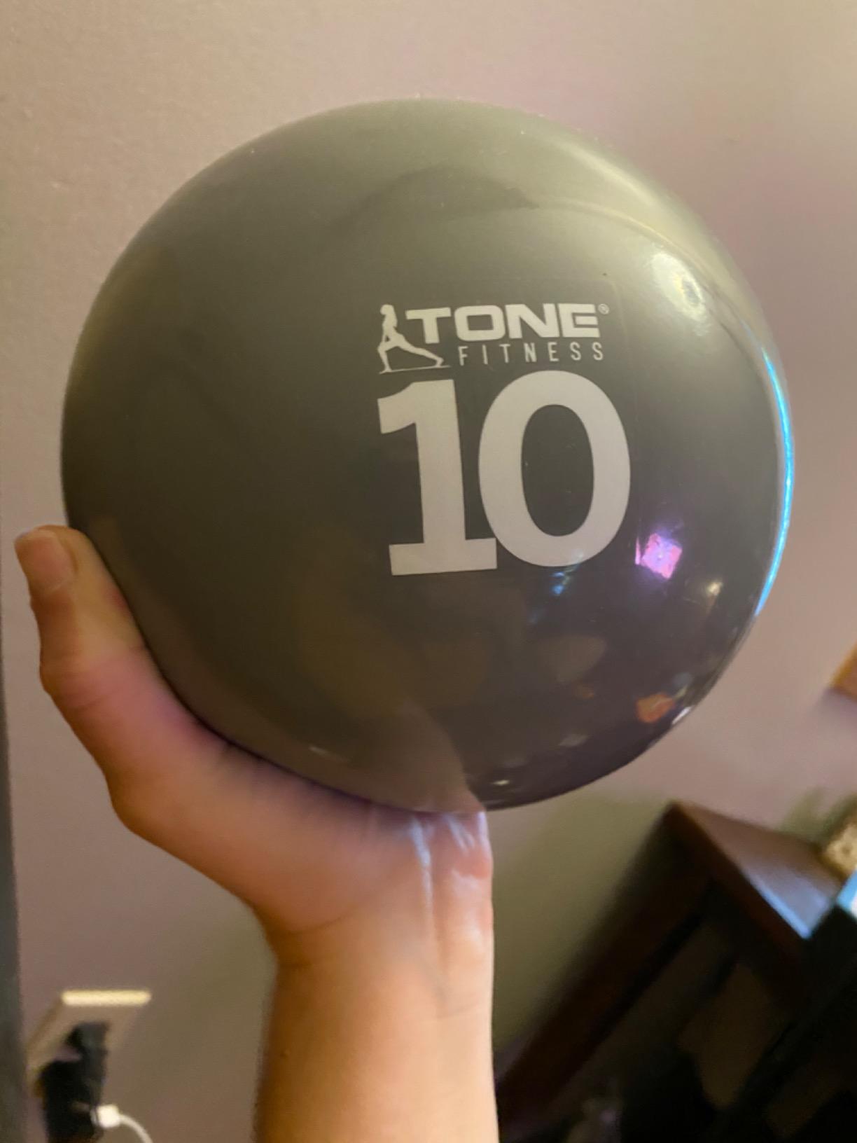 Tone Fitness Soft Weighted Toning Ball | Multiple Options customer photo 1