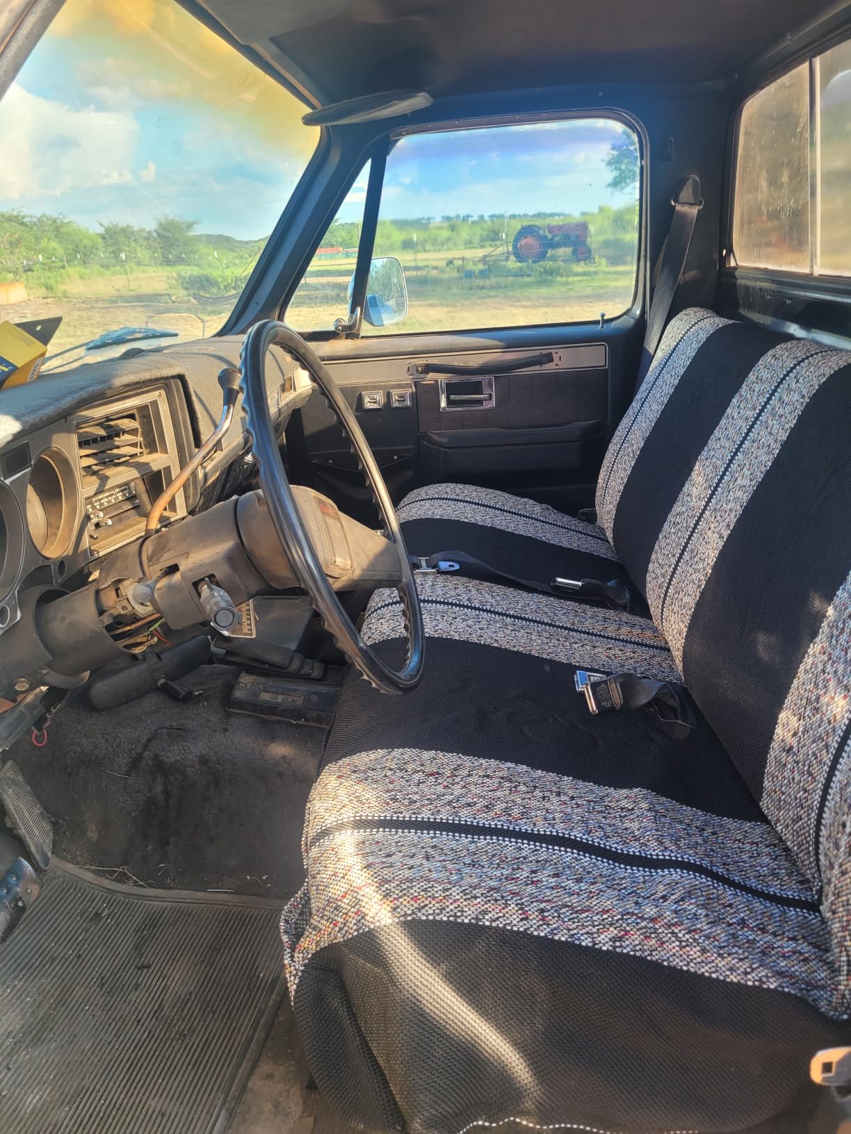 Leader Accessories Saddle Blanket Full Size Truck Bench Seat Cover,Black customer photo 2