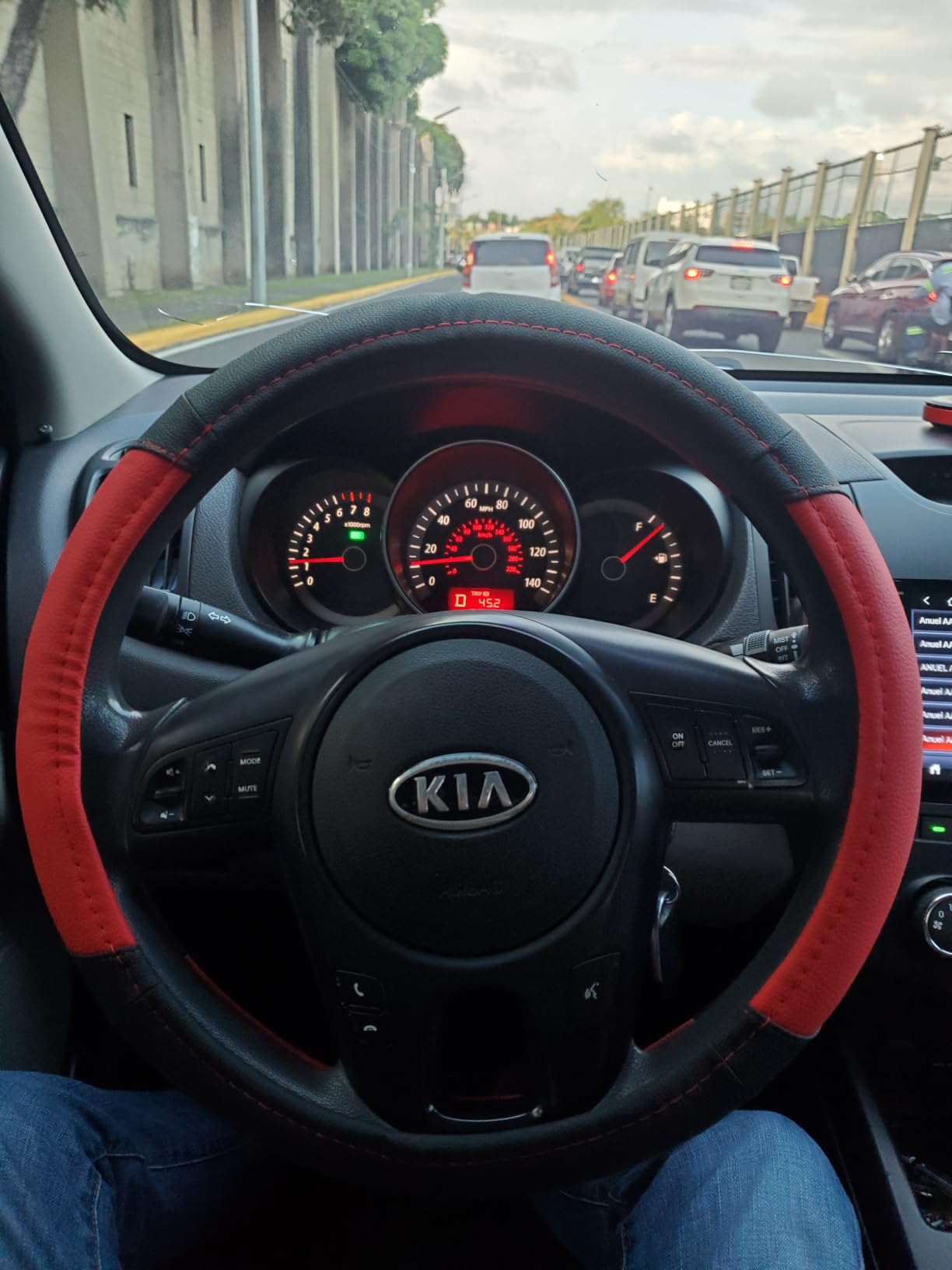 SEG Direct Car Steering Wheel Cover for F150 Tundra Range Rover 15.5