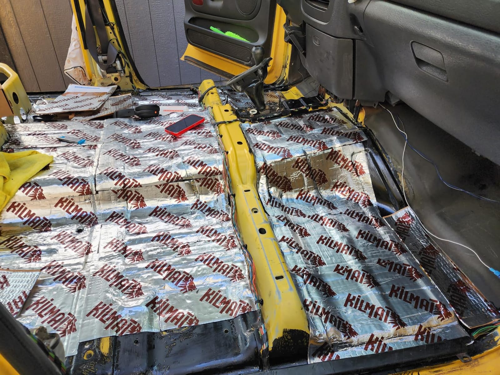 KILMAT 80 mil 36 sqft Car Sound Deadening Mat, Butyl Automotive Sound Deadener, Audio Noise Insulation and dampening customer photo 1