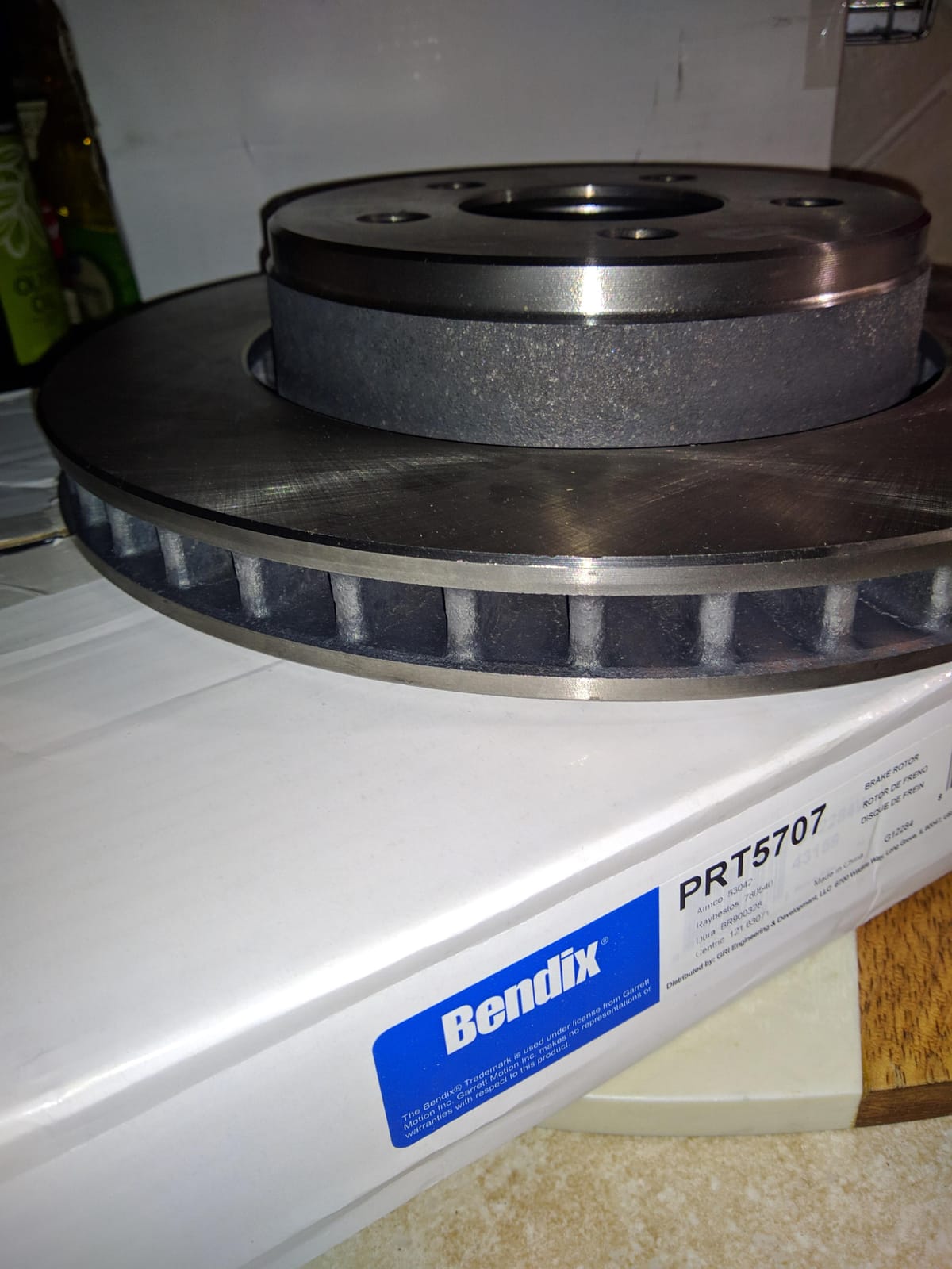 Bendix Premium PRT5718 Front Brake Rotor for Lexus LX570 2021-2016, Toyota Land Cruiser 2021-2016, Sequoia 2022-2008, Tundra 2021-2007 customer photo 1