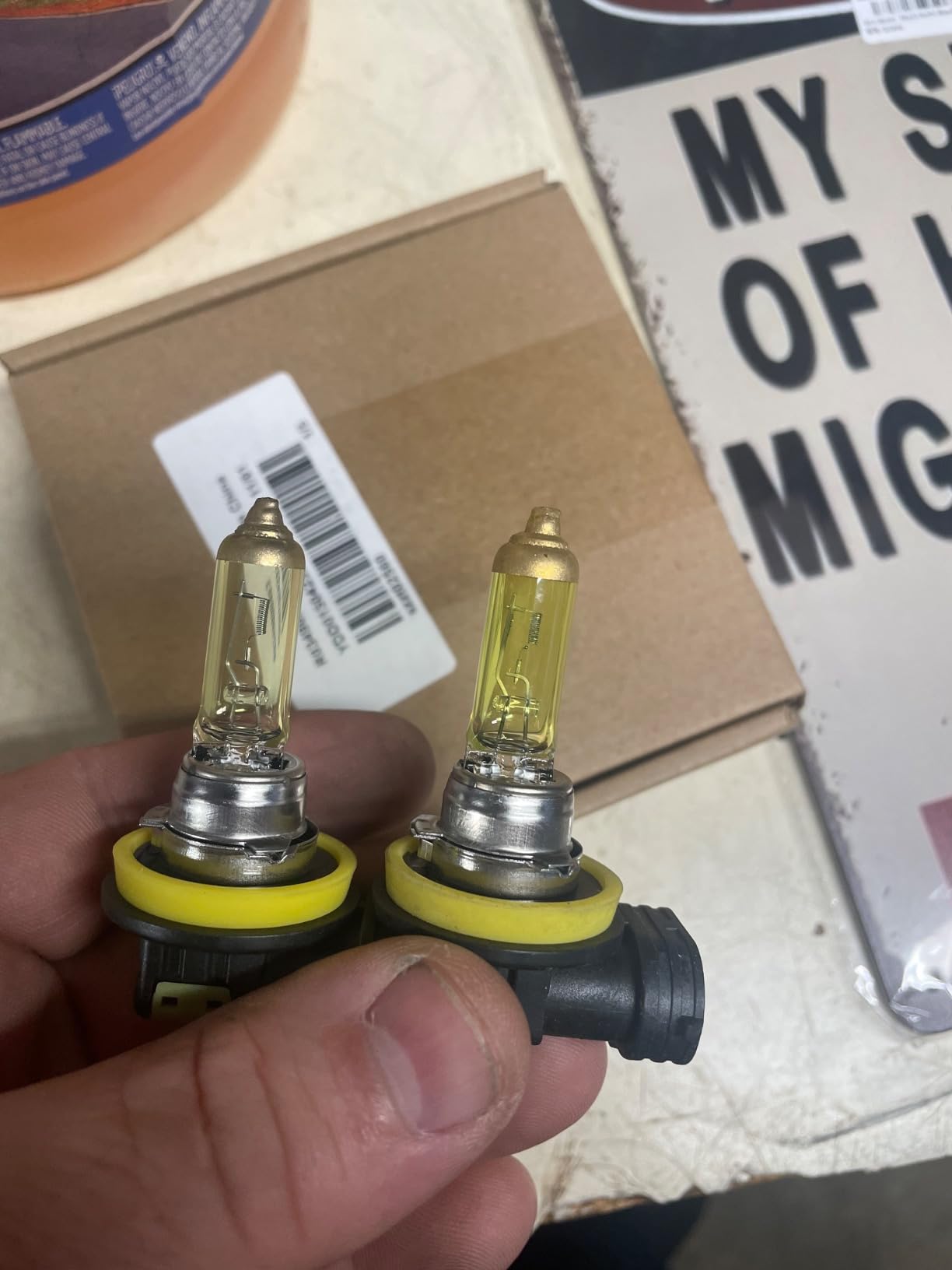 Hella H11 YL Twin Blister Xtreme Yellow Bulb 12V, 55W, 2 Pack customer photo 1