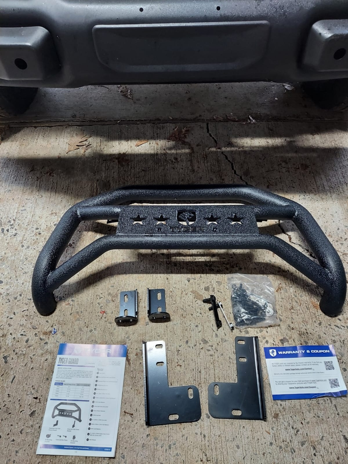 Tyger Auto TG-GD6J60468 Front Bumper Guard Compatible with 2018-2026 Jeep Wrangler JL (Not fit 21-24 V8 Engine); 2020-2026 Jeep Gladiator (Not fit Mojave) | Textured Black | Light Mount | Bull Bar customer photo 1