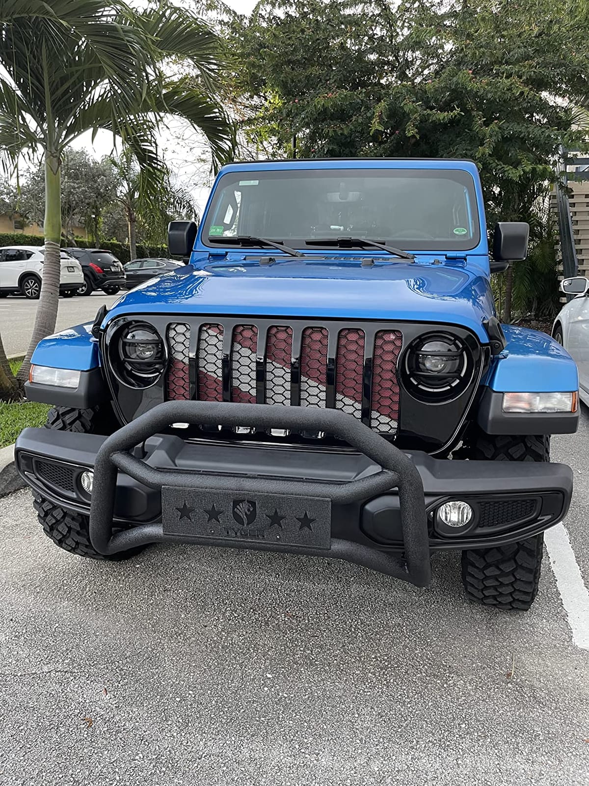 Tyger Auto TG-GD6J60468 Front Bumper Guard Compatible with 2018-2026 Jeep Wrangler JL (Not fit 21-24 V8 Engine); 2020-2026 Jeep Gladiator (Not fit Mojave) | Textured Black | Light Mount | Bull Bar customer photo 2