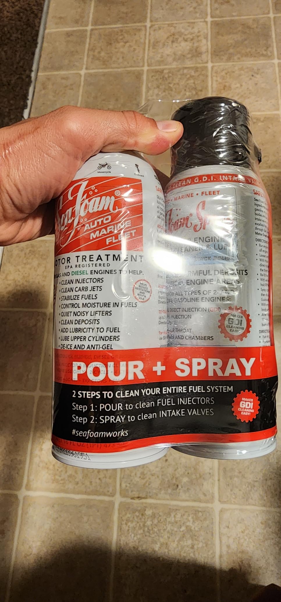 Sea Foam Motor Treatment | Fuel & Oil Treatment | 16 oz, Pack of 3 customer photo 2