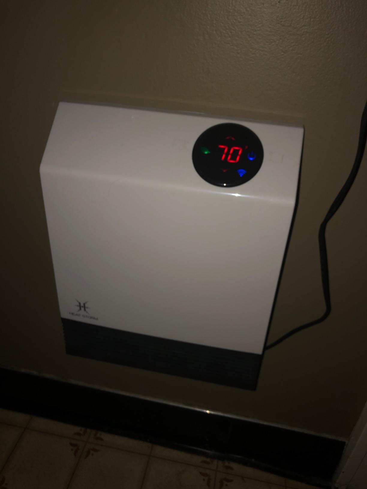 Heat Storm HS-1000-WX-WIFI Infrared Wi-Fi Heater, 1000 Watt customer photo 2