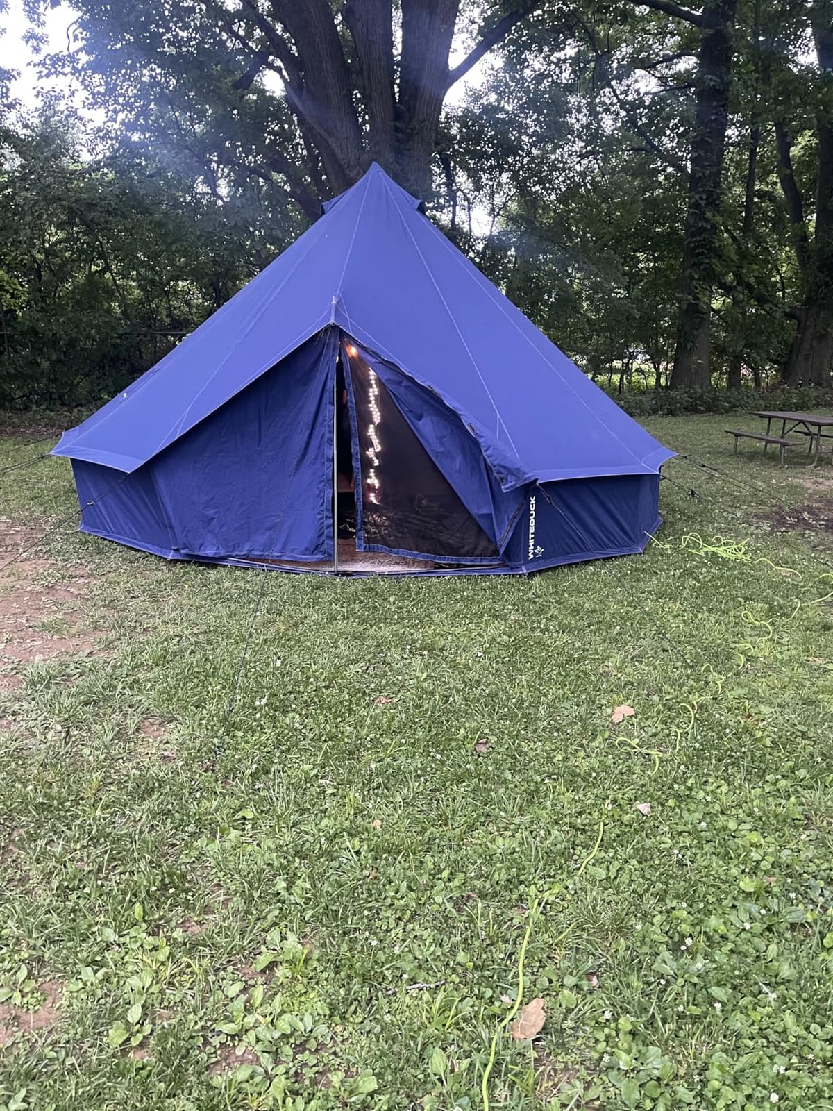 WHITEDUCK Regatta Canvas Bell Tent w/Stove Jack, Water Repellent, Yurt customer photo 2