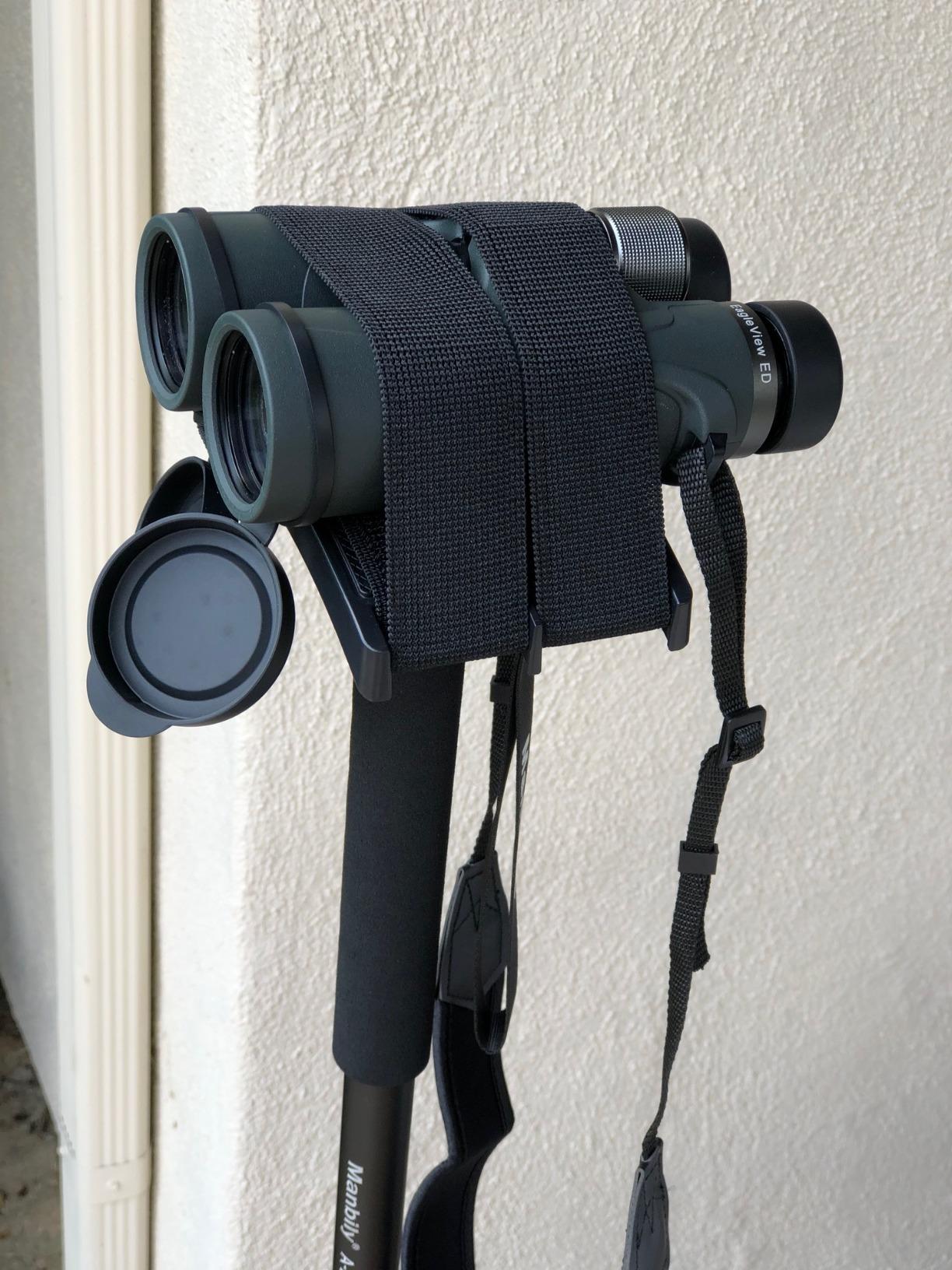 Gosky Universal Binocular Tripod Mount, Stabilite Adapter - 1/4-20 - New Rest Compatible with All Tripods customer photo 2